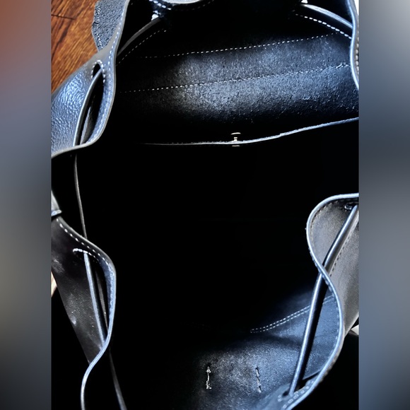 Coach Crosby 28 Black Leather Backpack